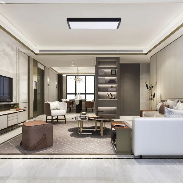 LED Panel LED/36W/230V 4000K 30x60 cm čierna