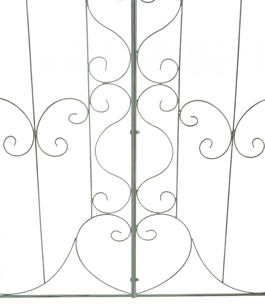 Mriežka na popínavé rastliny Mandevilla - 133 x 99 cm - Zelená antik