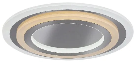 Rabalux 71315 - LED stmievateľné stropné svietidlo TANELI 56W/230V 3000/4000/6000K chróm + diaľkový ovládač