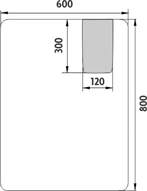Nimco LED zrkadlo 600x800 - ZP 25002