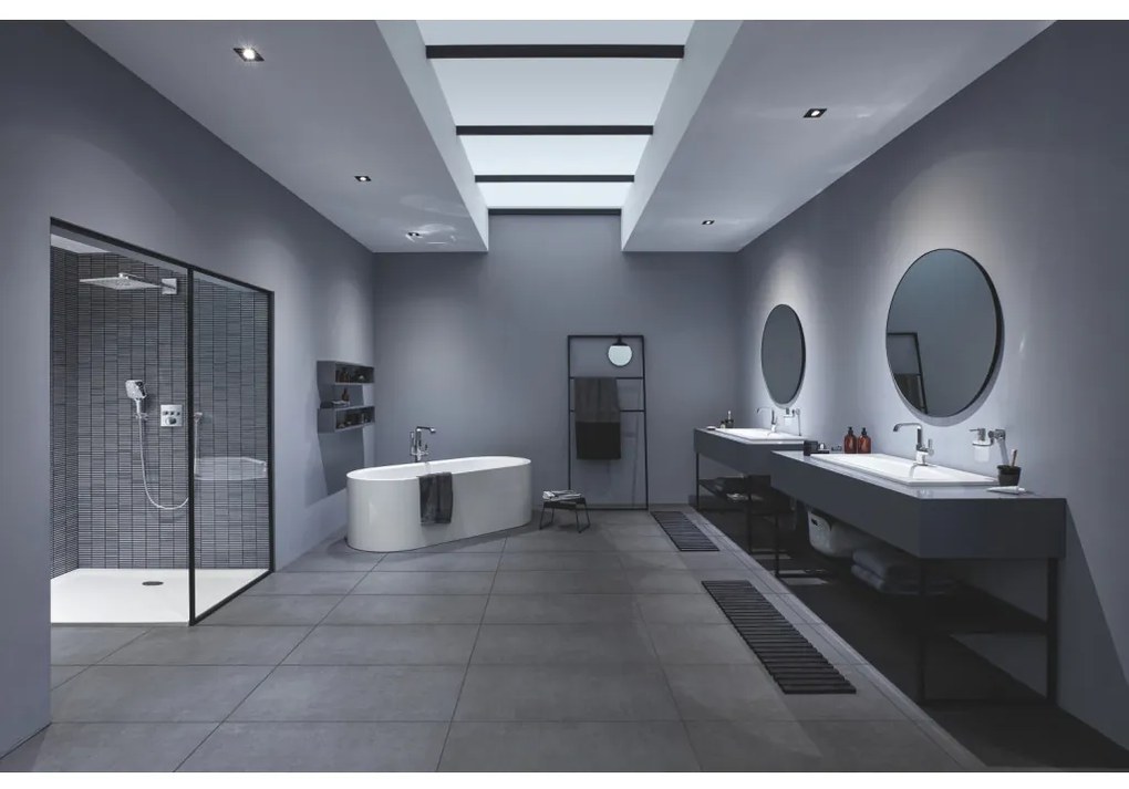 GROHE Allure - Páková vaňová batéria, DN 15, montáž do podlahy, chróm 32754002