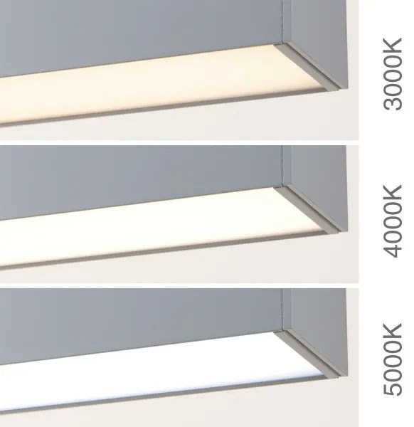 Orion- LED stropné/závesné svietidlo 2v1 PALKKI LED/38W/230V 3000/4000/5000K sivá