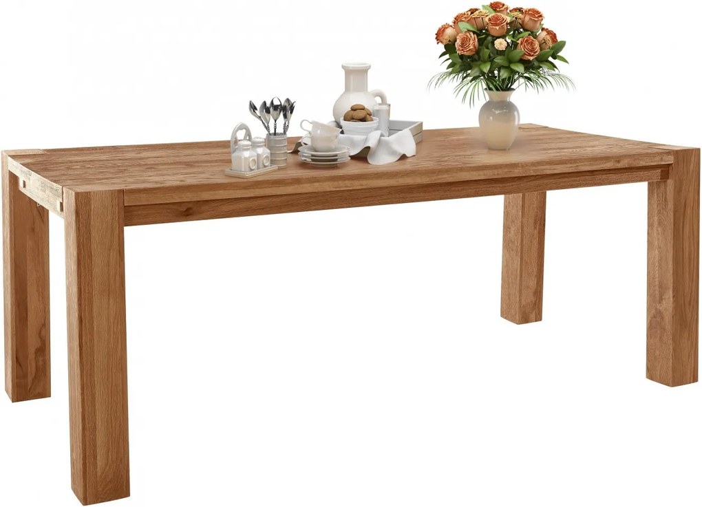 Jedálenský stôl Sibera, 200 cm, dub