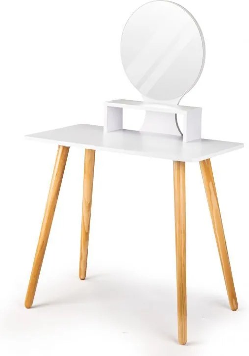 ModernHOME Kozmetický toaletný stolík skrinka so zrkadlom, WYJ-126