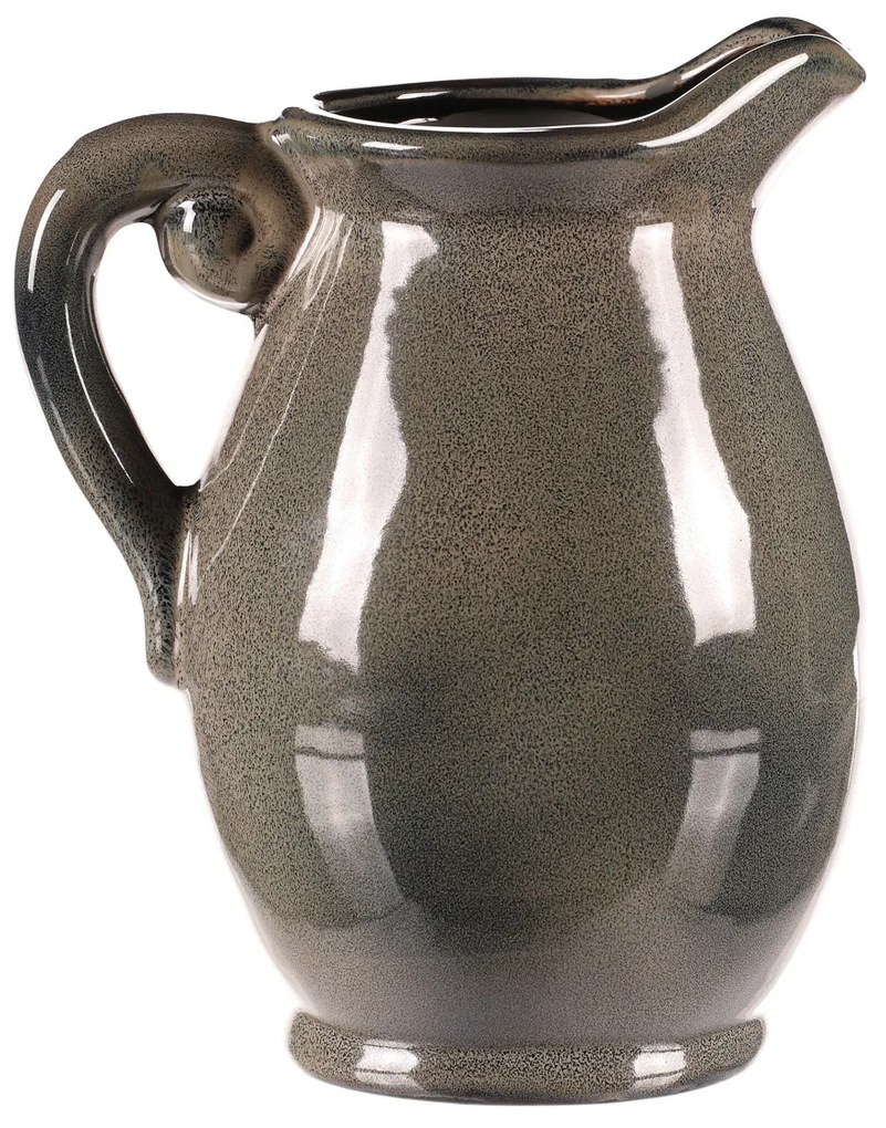 Keramický džbán sivá, 15 x 16 x 23 cm, stredný, 23 cm