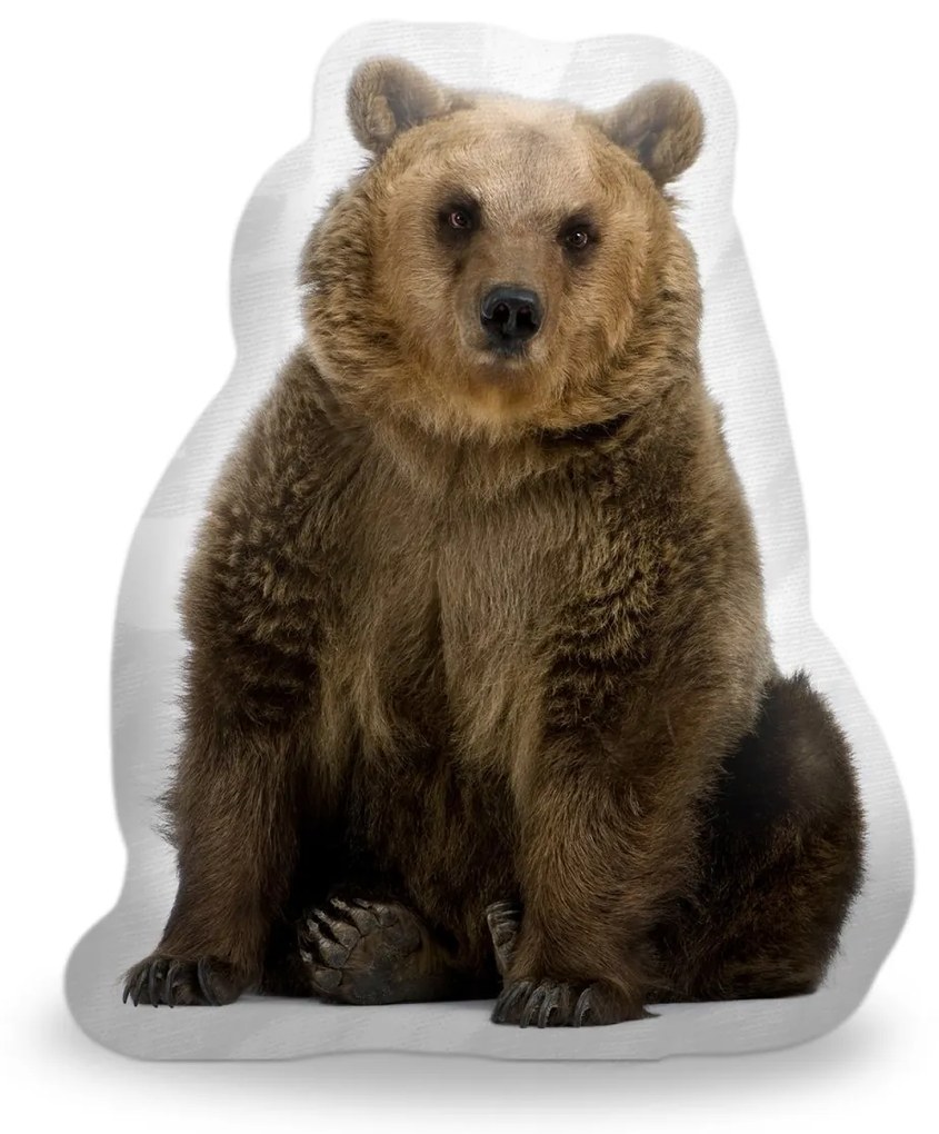 Sablio 3D vankúš Hnedý medveď