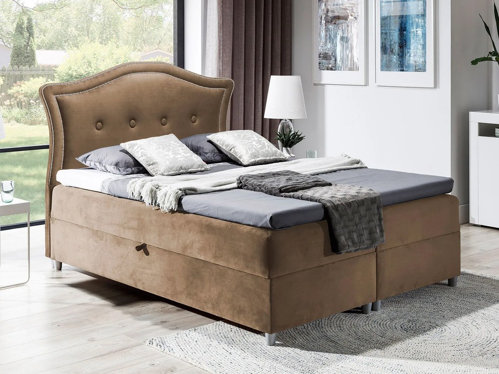PROXIMA.store - Kontinentálna boxspring posteľ WILLOW ROZMER: 140 x 200 cm