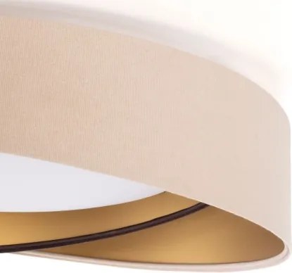 LED stropné svietidlo GALAXY MODERN LED/24W/230V priemer 55 cm béžová/hnedá/zlatá