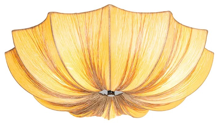 Dizajnové stropné svietidlo béžové 52 cm 3-svetlo - Plu