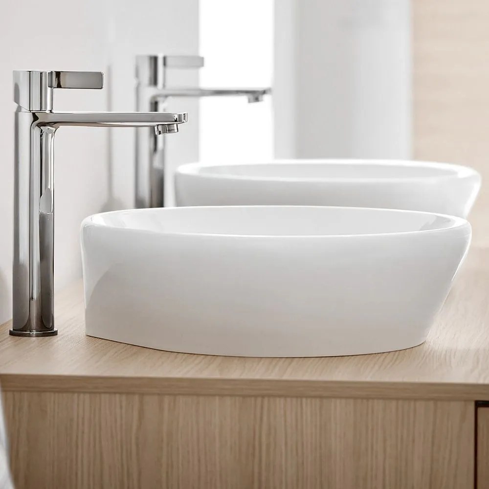 DURAVIT D-Neo okrúhla umývadlová misa bez otvoru, bez prepadu, priemer 400 mm, biela, 2371400070