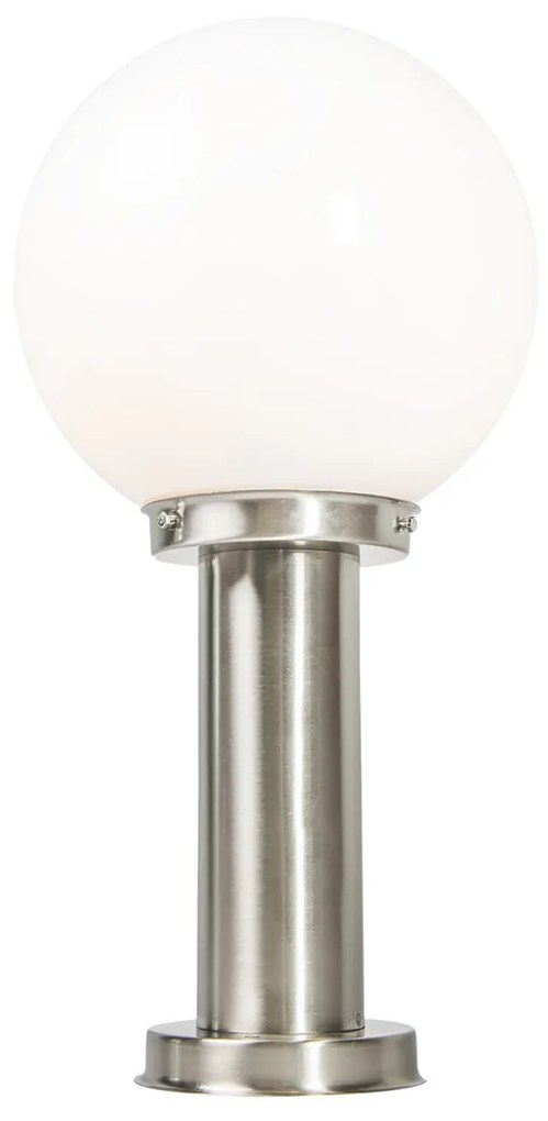 Inteligentný vonkajší lampášový stĺp oceľ nerez 50 cm vrátane Wifi A60 - Sfera