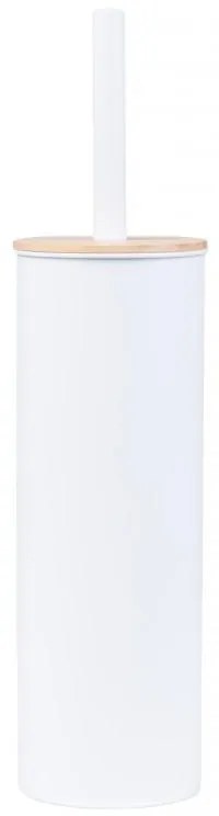 Erga Tango, WC kefa na postavenie 9x9x38 cm, biela-hnedá, ERG-YKA-P.TANGO-WHT