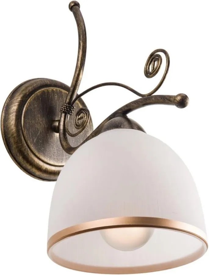 Nástenná lampa RETRO II 1xE27/60W/230V zlatá patina