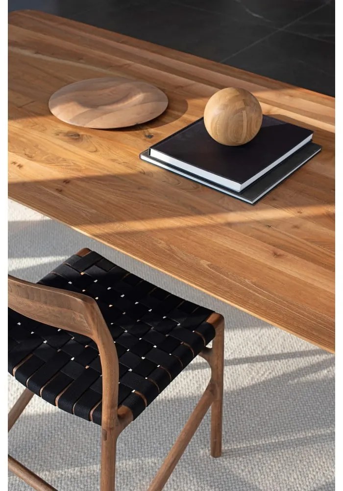 Čierna/hnedá jedálenská stolička Fawn – Gazzda