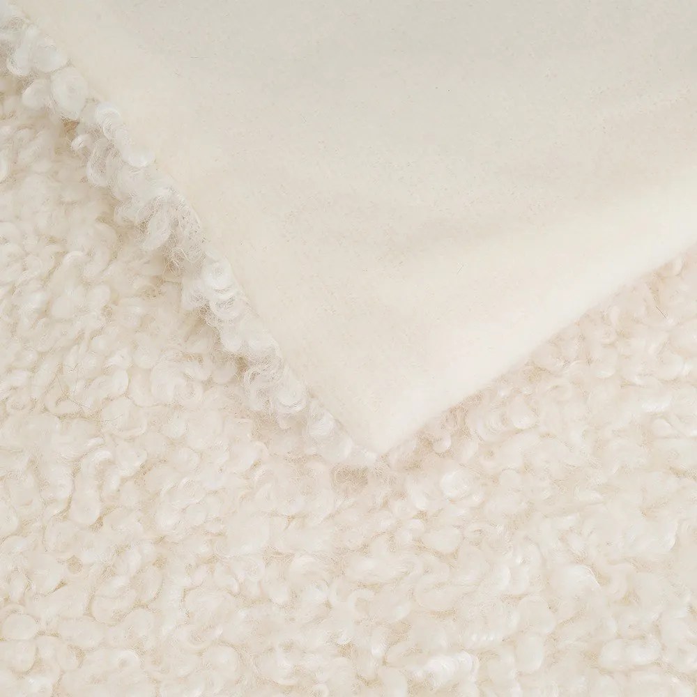 Biela deka s baránkom 130x160 cm Sherpa – Casa Selección