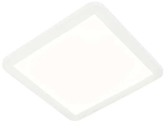Stropné svietidlo biele 30 cm vrátane LED 3-stupňový stmievač IP44 - Steve