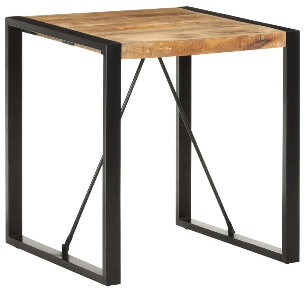 Jedálenský stôl 70x70x75 cm, surový mangový masív
