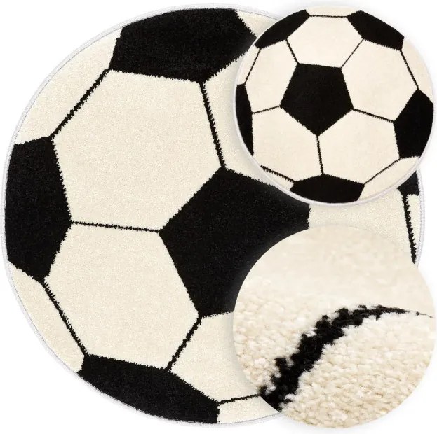 Koberec Agnella Funky Top Kik krém kruh