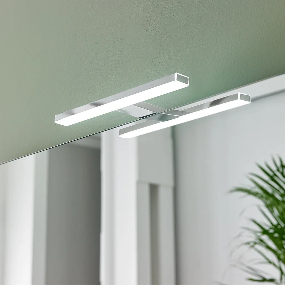 Lotosan LN0926CI ASTER LED osvetlenie na zrkadlo 50 cm 50 cm ružové zlato