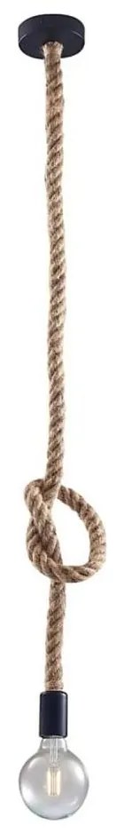 Luster na lanku ROPE 1xE27/12W/230V
