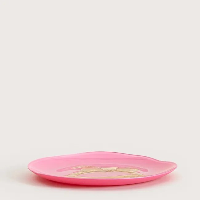 Dekoračný tanier FAROS ružový 764530