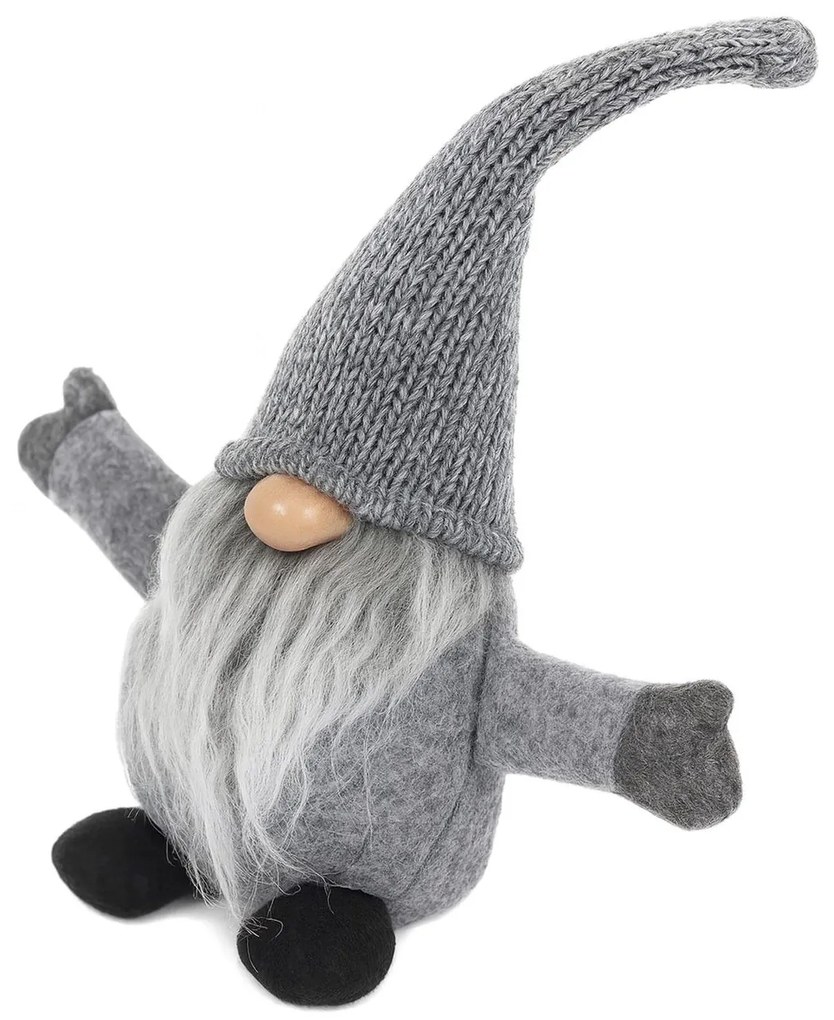 Tutumi Tutumi, vianočný škriatok 35cm YX045, šedá, CHR-09637