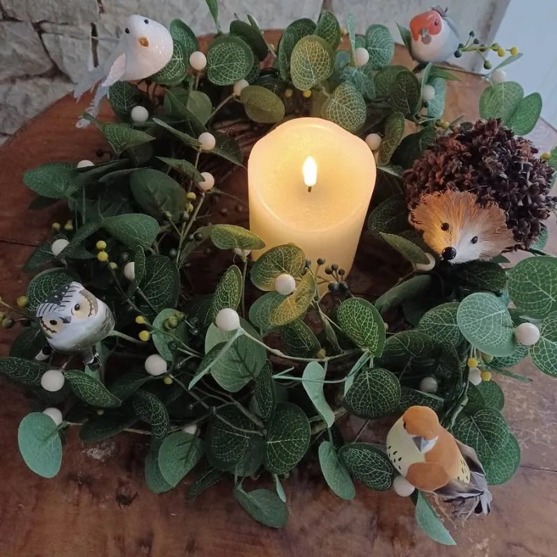 DECOLED Dekorácia biely vták, 9x4 cm - 2ks/bal.