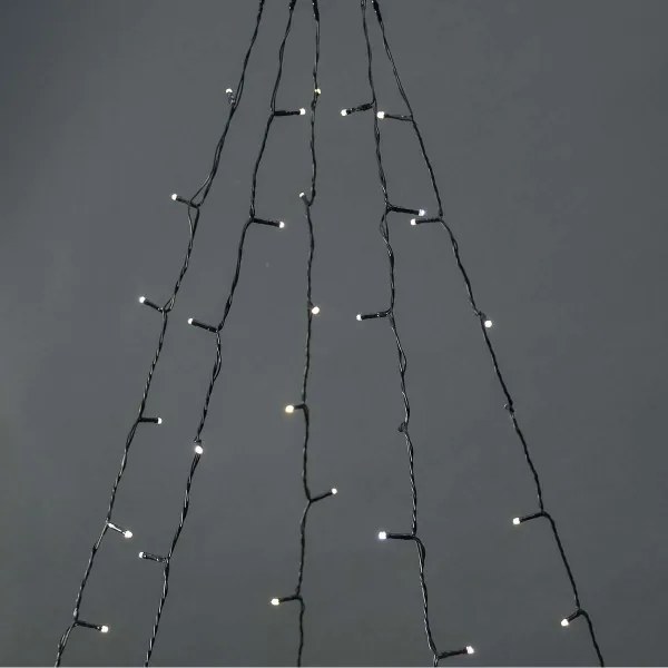 Nedis WIFILXT11W200 - LED Vianočný záves 200xLED/8 funkcií 5x7m IP65 Wi-Fi Tuya