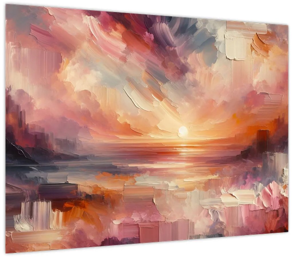 Obraz - Maľované červánky (70x50 cm)