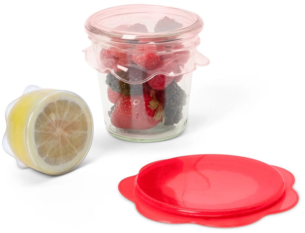 3 silikónové veká na udržiavanie čerstvosti