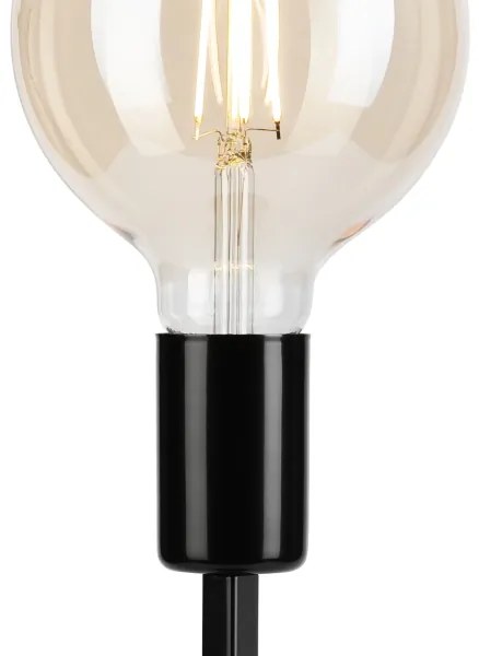 Stolná lampa ASTRID 1xE27/60W/230V lesklá čierna