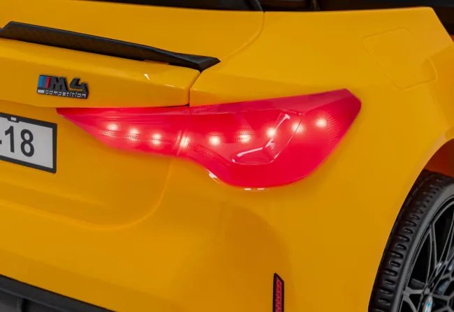 Elektrické autíčko BMW M4 žlté