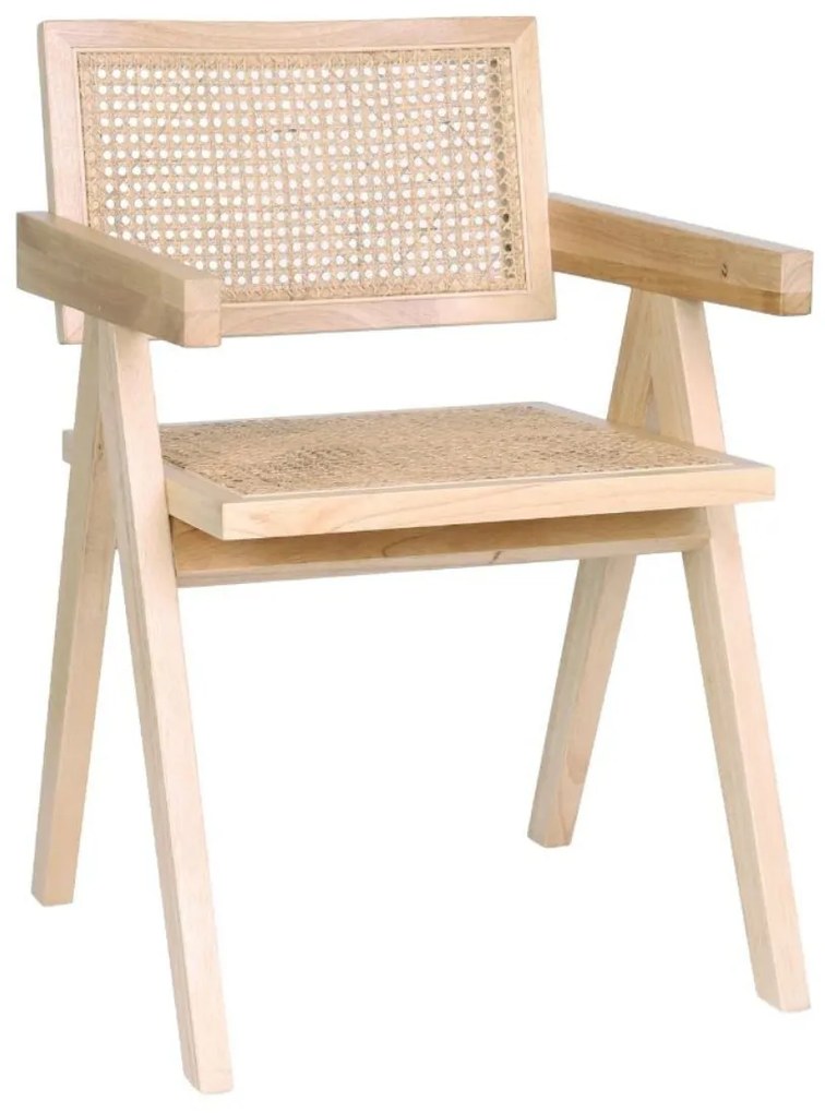 Drevená stolička Stella light s viedenským výpletom, ratan