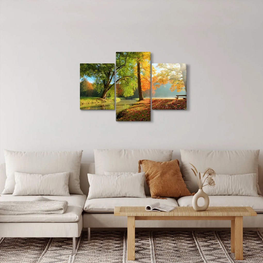 Obraz - Pokojná jesenná krajina (90x60 cm)