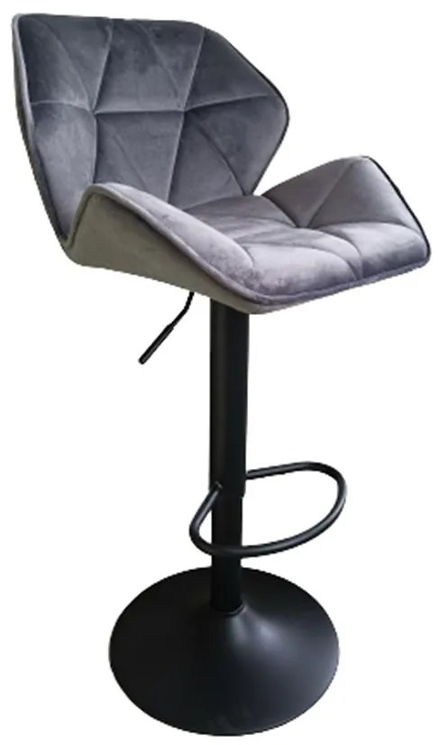 Barová stolička Omega Lr-7181s  8167-56 Tmavosivý