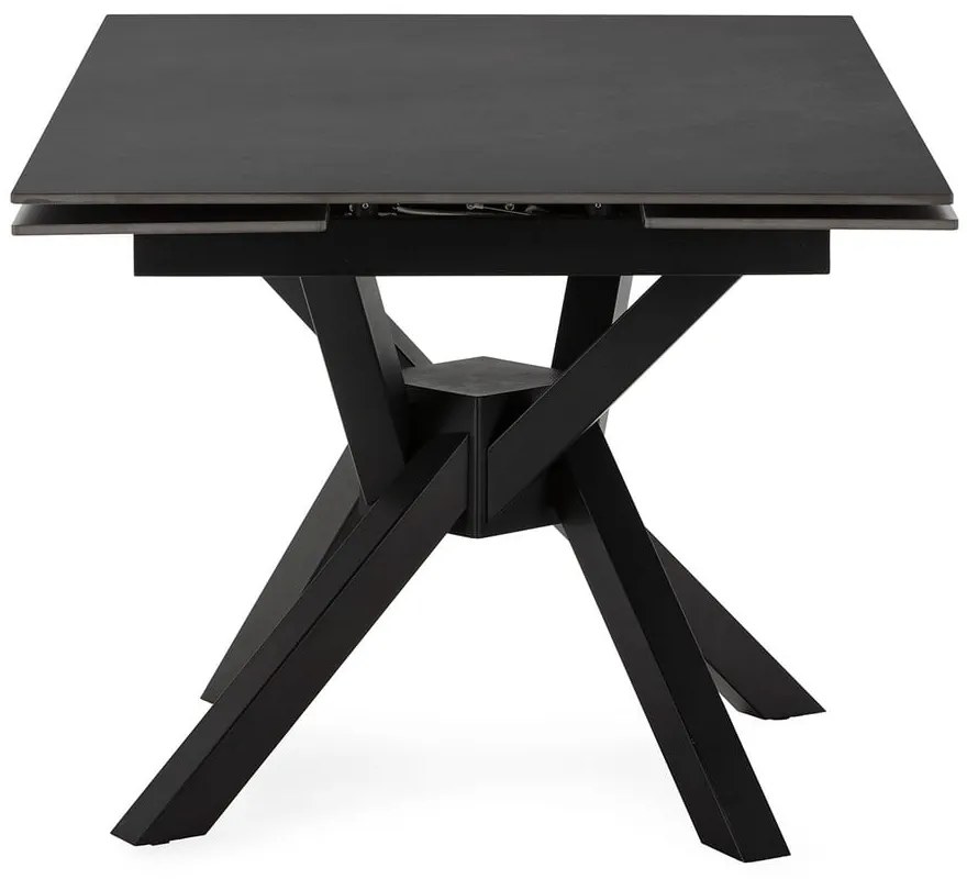 Rozkladací jedálenský stôl s prídavnou doskou s doskou z kameňa 90x150 cm Arlene – Marckeric