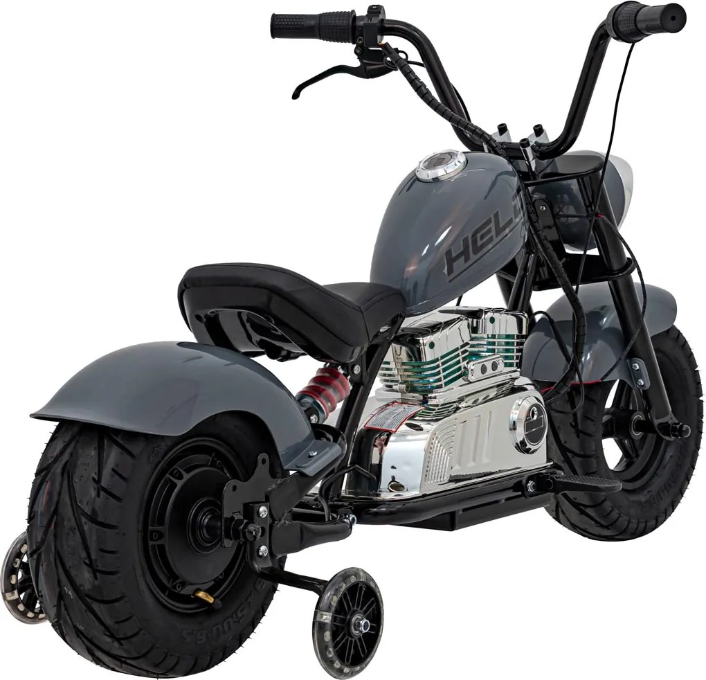 Ramiz Motocykel Chopper Warrior sivý