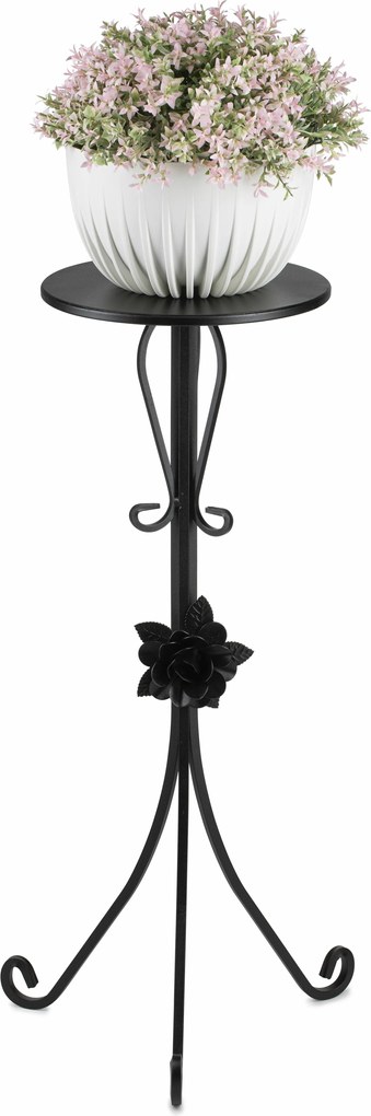 STOJAN NA KVETINÁČ BROSE 75X35 CM ČIERNA