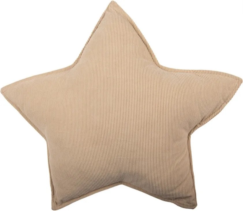 Decorative Cushion Star 53x5x53 Cm Beige Polyester - 53*5*53 cm