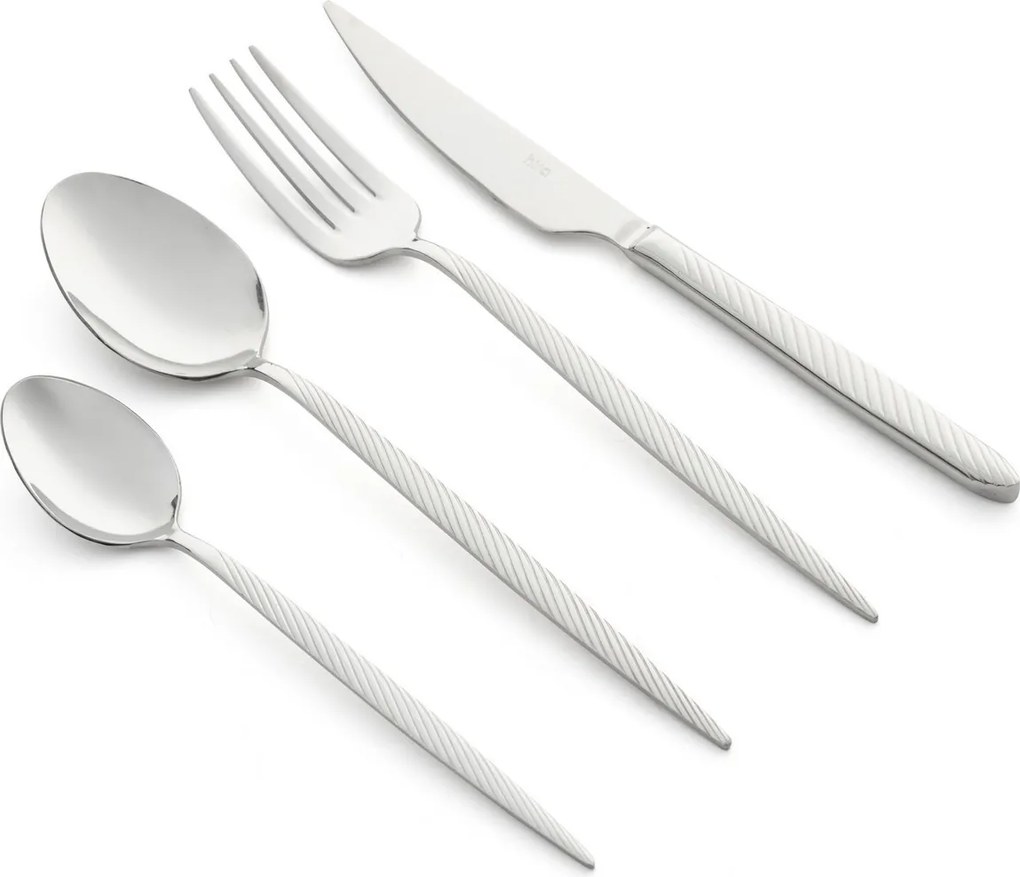 Sada 24 ks příborů Venedik stříbrná