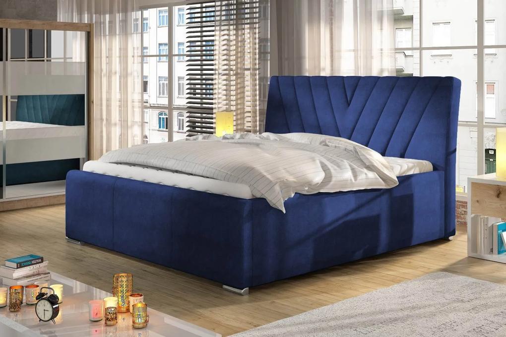 Dizajnová posteľ Terrance 160 x 200 - 7 farebných prevedení
