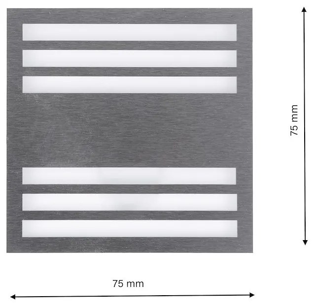 Schodiskové LED svietidlo Pepers, 1x LED 0,6w, 3000k, s