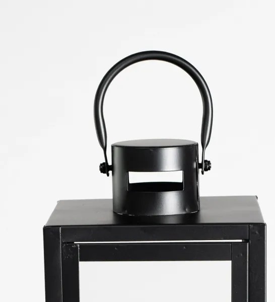 Dekoratívna lucerna 49 cm čierna