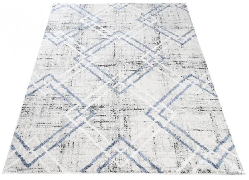 Kusový koberec Lana bielomodrý 240x330cm