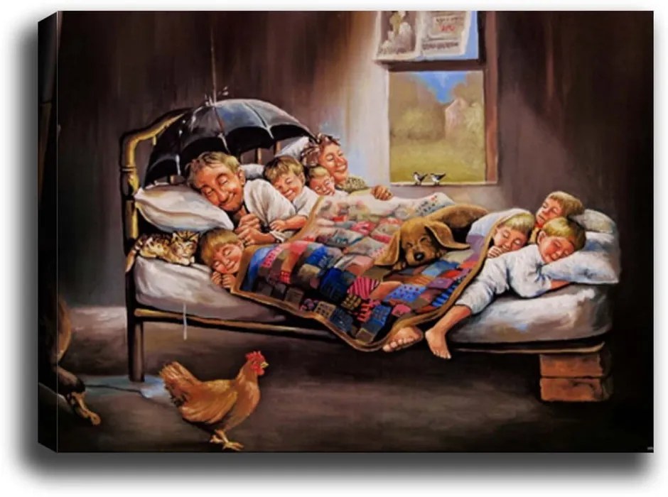Obraz Tablo Center Happy Family, 70 × 50 cm