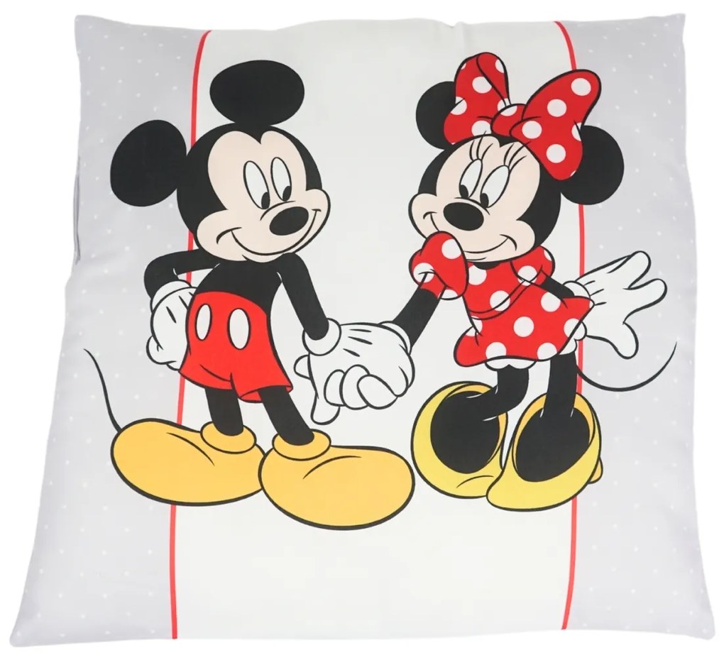 Dekoračný vankúšik MICKEY MOUSE 40x40 cm - viac farieb Farba: Pruhy