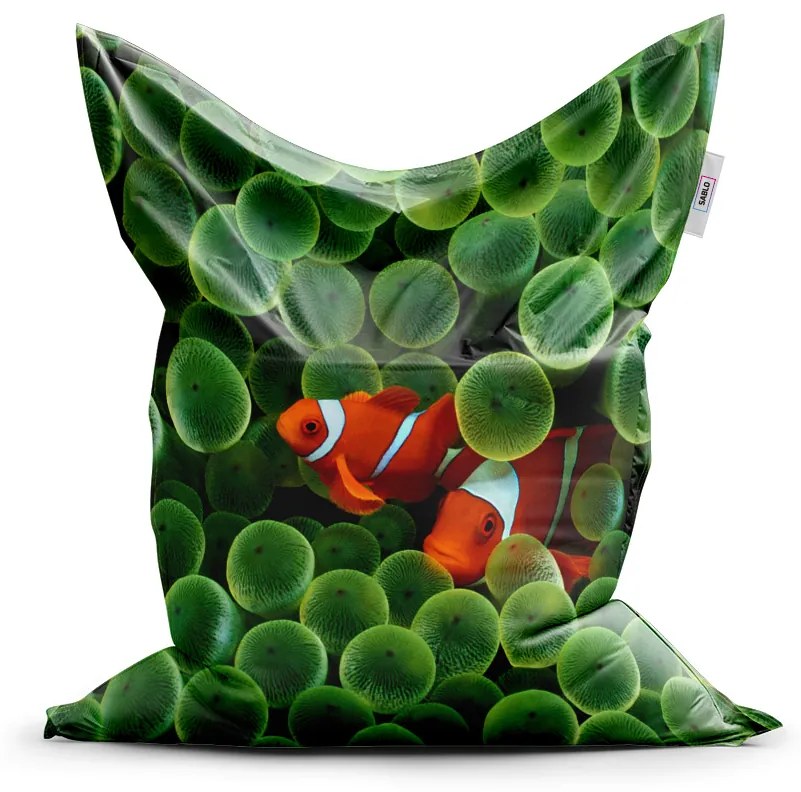 Sablio Sedací vak Klaun očkatý - 150x100 cm