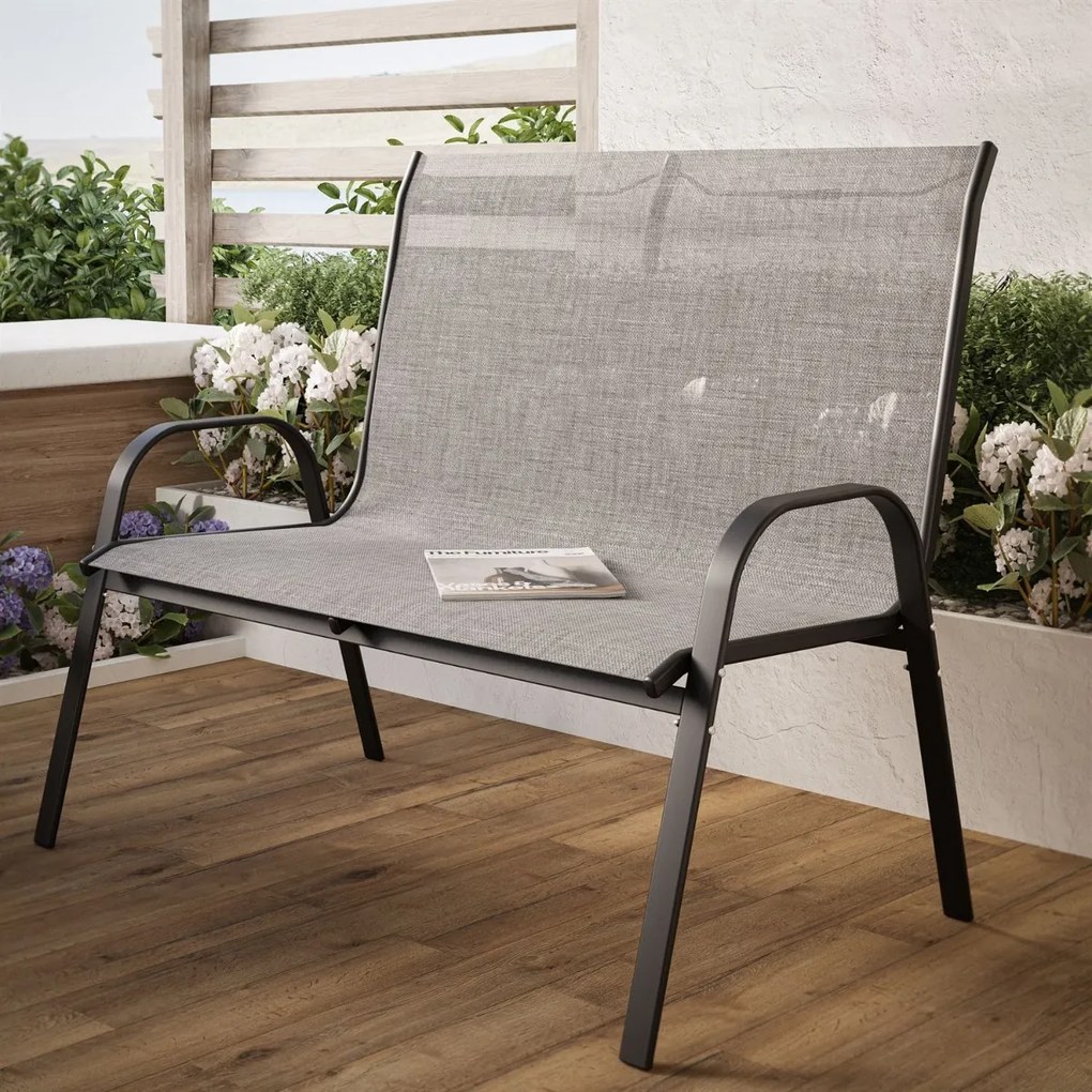 ZÁHRADNÝ JEDÁLENSKÝ SET ILARIO 2 X STOLIČKA + DVOJKRESLO + STÔL + STOLÍK