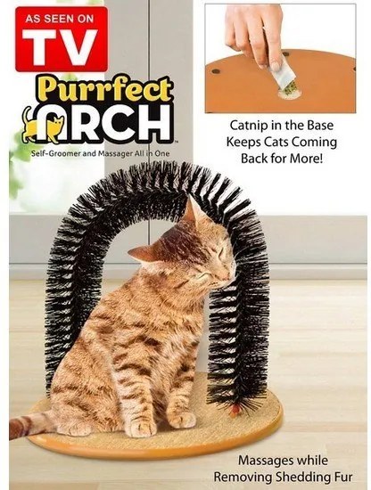Purrfect arch pre mačky - domácnosť bez chlpov
