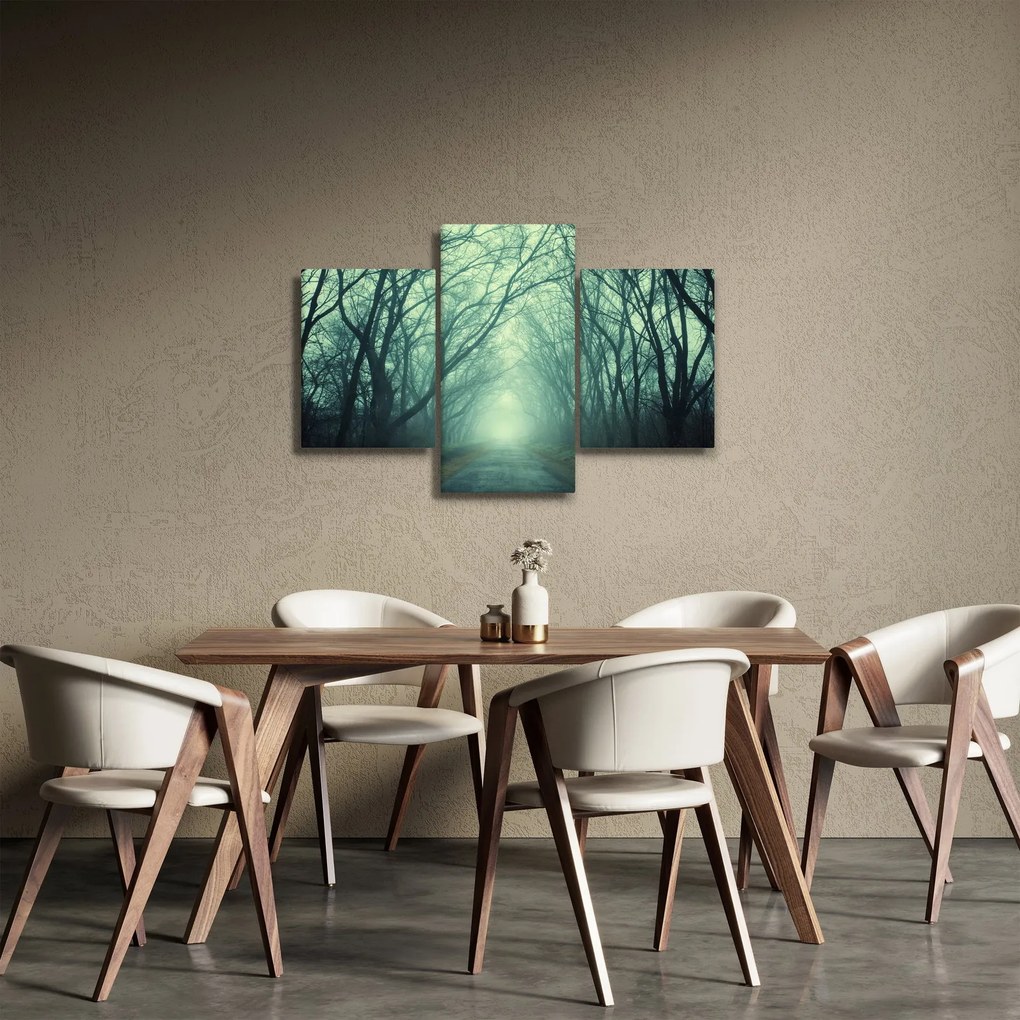 Obraz - Cesta s alejou stromov (90x60 cm)